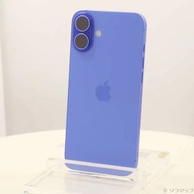 〔中古品〕 iPhone16 Plus 256GB ウルトラマリン MXVK3J／A SIMフリー【344】