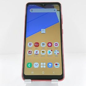 Galaxy A21 SC-42A ドコモ レッド c14922
