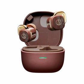 オーディオテクニカ ATH-SQ1TW2 BW ワイヤレスイヤホン Bluetooth マキアート模様 最大20時間再生 マルチポイント対応 小型軽量 アプリ対応 ヒアスルー 低遅延モード 急速充電 Qiワイヤレス充電対