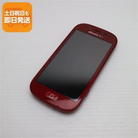 超美品 F-06F らくらくスマートフォン3 レッド 即日発送 スマホ FUJITSU DoCoMo 本体 白ロム あすつく 土日祝発送OK