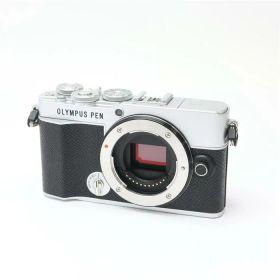 【中古】 《並品》 OLYMPUS PEN E-P7 ボディ シルバー【前カバー部品交換/各部点検済】 [ デジタルカメラ ]