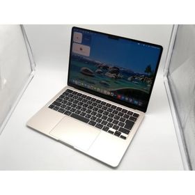 【中古】Apple MacBook Air 13インチ M3(CPU:8C/GPU:8C) 8GB/256GB スターライト MRXT3J/A (13インチ, M3, 2024)【博多】保証期間１ヶ月【ランクA】