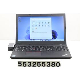 ノートパソコン Lenovo ThinkPad L580 Core i5 8250U 1.6GHz/8GB/256GB(SSD)/15.6W/FWXGA(1366x768)/Win11 外装割れあり