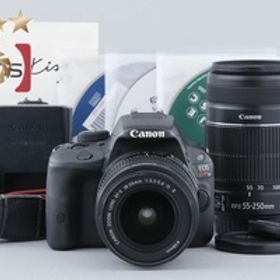 【中古】Canon キヤノン EOS Kiss X7 + EF-S 18-55mm f/3.5-5.6 IS II + EF-S 55-250mm f/4-5.6 IS II
