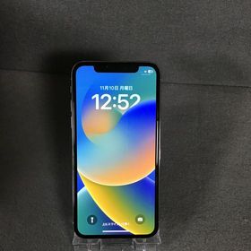 美品 国内版 SIMフリー iPhoneX 256GB シルバー色