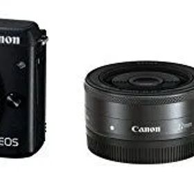 【中古】Canon ミラーレス一眼カメラ EOS M3 ダブルレンズEVFキット(ブラック) EF-M18-55mm F3.5-5.6 IS STM EF-M22mm F2 STM 付属 EOSM3BK-WLEVFK