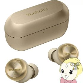 ワイヤレスイヤホン テクニクス Technics EAH-AZ100-N シャンパンゴールド 磁性流体ドライバー搭載 アクティブノイズキャンセリング【/srm】