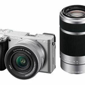 SONY α6400 ILCE-6400X ダブルズームレンズキット [シルバー]【お取り寄せ（5週から7週程度見込み）での入荷、発送】
