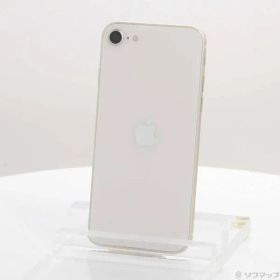 〔中古品〕 iPhone SE 第3世代 64GB スターライト MMYD3J／A SIMフリー【262】