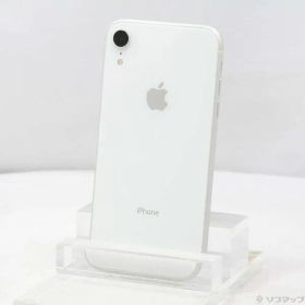 〔中古品〕 iPhoneXR 64GB ホワイト MT032J／A SIMフリー【352】