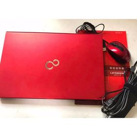 フジツウ(富士通)の品名:LIFEBOOK SH90/P 型名:FMVS90PRD1(ノートPC)