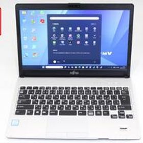 中古 フルHD 13.3型 Fujitsu LIFEBOOK S938S Windows11 第8世代 i5-8350u 12GB 256GB-SSD カメラ 無線 Office付き 中古パソコン 管:1712s