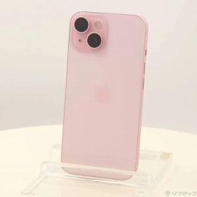 〔中古品〕 iPhone15 256GB ピンク MTMP3J／A SIMフリー【258】