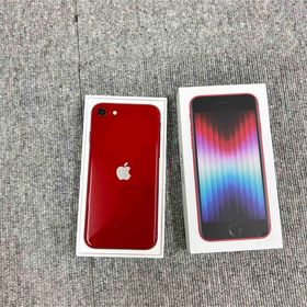 アップル(Apple)の iPhone SE（第3世代）128GB / レッド / SIMフリー (スマートフォン本体)