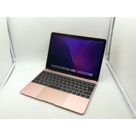 【中古】Apple MacBook 12インチ CoreM3:1.1GHz 256GB ローズゴールド MMGL2J/A (Early 2016)【神戸】保証期間１ヶ月【ランクA】