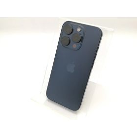 【中古】Apple 国内版 【SIMフリー】 iPhone 15 Pro 128GB ブルーチタニウム MTUA3J/A【DS秋葉】保証期間1ヶ月【ランクB】