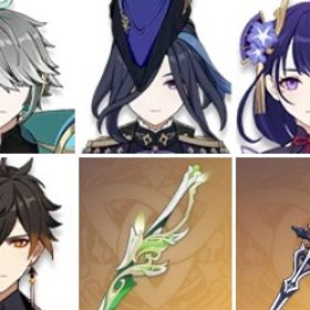 鐘離+萃光の裁葉+雷電将軍+アルハイゼン+七七+クロリンデ+ジン+天空の刃+風鷹剣+赦罪+夢見月瑞希 | 原神のアカウントデータ、RMTの販売・買取一覧