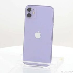 〔中古品〕 iPhone11 128GB パープル MWM52J／A SIMフリー【377】