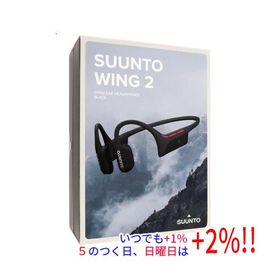 スント ワイヤレスイヤホン 骨伝導 SUUNTO WING 2 SS051259000 Black