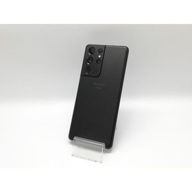 【中古】SAMSUNG docomo 【SIMロック解除済み】 Galaxy S21 Ultra 5G ファントムブラック 12GB 256GB SC-52B【福岡天神】保証期間１ヶ月【ランクC】