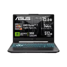 【長期保証付】ASUS(エイスース) FA506NCR-R7R3050 TUF Gaming A15 15.6型 Ryzen 7/16GB/512GB/RTX3050 グラファイトブラック Windows 11 Home