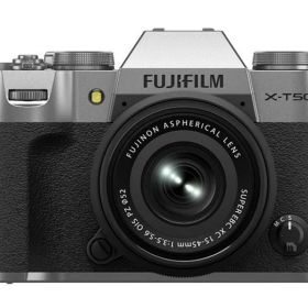 富士フイルム デジタル一眼カメラ FUJIFILM X-T50 XC15-45mmレンズキット [シルバー] 【配送種別A】