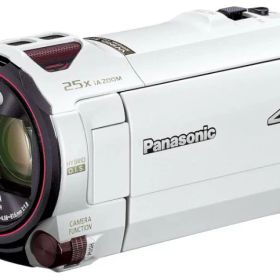 【中古】【1ヶ月保証】 ビデオカメラ パナソニック Panasonic 4Kビデオカメラ VX992M 64GB 光学20倍ズーム ピュアホワイト HC-VX992M-W SDカード付き