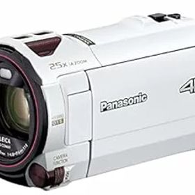 【中古】パナソニック 4K ビデオカメラ 64GB 光学20倍ズーム ピュアホワイト HC-VX992MS-W