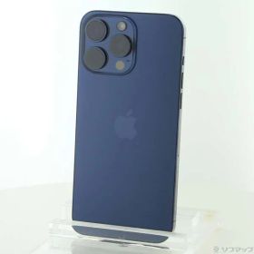 〔中古品〕 iPhone15 Pro Max 512GB ブルーチタニウム MU6X3J／A SIMフリー【269】