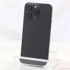 〔中古品〕 iPhone15 Pro Max 256GB ブラックチタニウム MU6P3J／A SIMフリー【305】