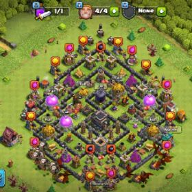 TH9 |ビルダーホール4 | 名変更可能 利用可能 |アカウント LV 55