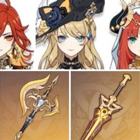 即対応|ニィロウ2凸+風鷹剣+モナ+裁断+ジン+ナヴィア2凸+マーヴィカ+聖顕の鍵+夢見月瑞希 | 原神のアカウントデータ、RMTの販売・買取一覧