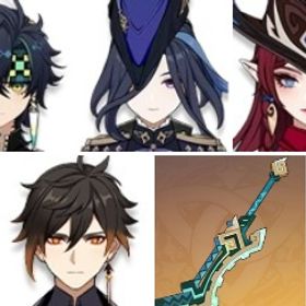 天空の巻+キィニチ6凸+天空の刃+始まりの大魔術+鐘離+チャスカ+赤月のシルエット+クロリンデ+山の | 原神のアカウントデータ、RMTの販売・買取一覧