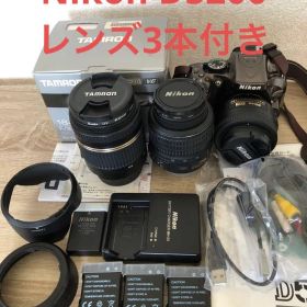 Nikon D5200 デジタル一眼レフカメラレンズ3本付き