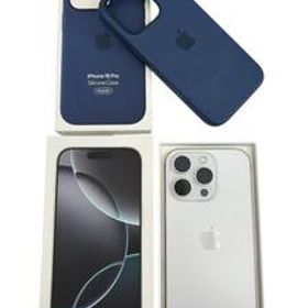 【美品・付属品多数】iphone16 Pro 128GB MYMW3J/A 99% ホワイトチタニウム 初期化済(FTG486)