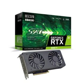 【中古】 エルザ ELSA GeForce RTX 3060 Ti S.A.C LHR グラフィックスボード GD3060T-8GERSH VD7890