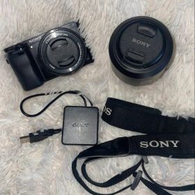 【美品】 SONY α6000 ミラーレス一眼カメラ 望遠レンズ付