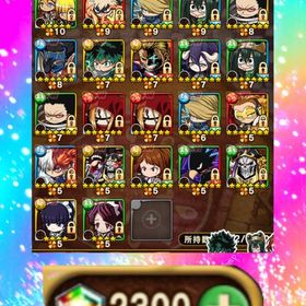 859.🌈虹結晶💎2300個🌈ヒロアカフルコンプ+オバロコンプ+運UP70↑ | ポコダン(ポコロンダンジョンズ)のアカウントデータ、RMTの販売・買取一覧