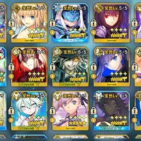 星5宝具5.16体.凸黒聖杯.凸カレ完備 | FGOのアカウントデータ、RMTの販売・買取一覧