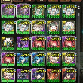 🍀魔法石3000個🍀新フェス限メルナ5体🍀環境最強メイドイデアル3体🍀MP999万↑ | パズドラ(パズル＆ドラゴンズ)のアカウントデータ、RMTの販売・買取一覧