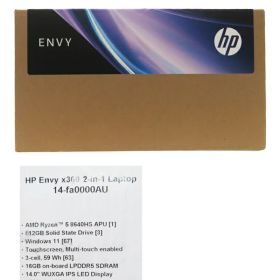 【HP】【訳あり未使用品】日本HP『HP ENVY x360 2-in-1 Laptop / 14inch / Ryzen 5 / 16GB / 512GB / メテオシルバー』14-fa0000AU ノートPC 1週間保証【中古】