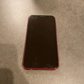 Apple iPhone XR 赤 本体【傷アリ】【SIMなし】