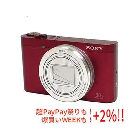 【中古】SONY製 Cyber-shot DSC-WX500 レッド/1820万画素