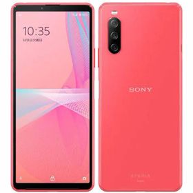 【中古】【安心保証】 Xperia 10 III SOG04[128GB] au ピンク