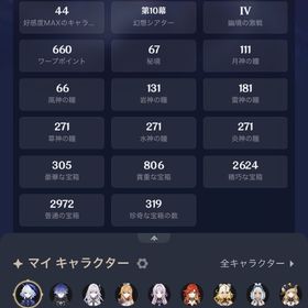 引退アカ 最初期 UID80台 フリーナ完凸 | 原神のアカウントデータ、RMTの販売・買取一覧