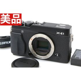 【全額返金保証】美品｜富士フイルム X-E1 ボディ ブラック CA01-R1036-2P1A