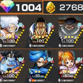 ⚡️四皇ニカ💯黄猿💯サターン聖💯金欠片2768個⚡ | バウンティラッシュのアカウントデータ、RMTの販売・買取一覧