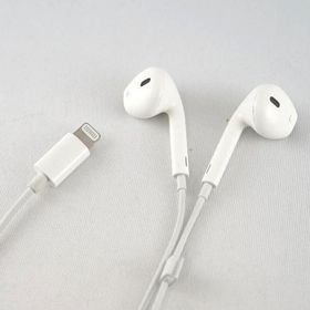 EarPods with Lightning connector イヤホン USED美品 Apple 純正品 iPhone ライトニングコネクター 完動品 中古 X0667