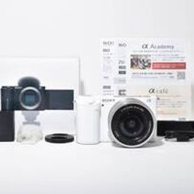 6132ショット！ 極上品 Sony ZV-E10L パワーズームレンズキット ホワイト no2 箱付き！付属品色々！