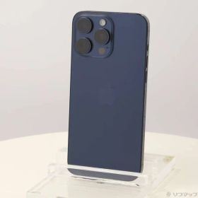 〔中古品〕 iPhone15 Pro Max 256GB ブルーチタニウム MU6T3J／A SIMフリー【262】